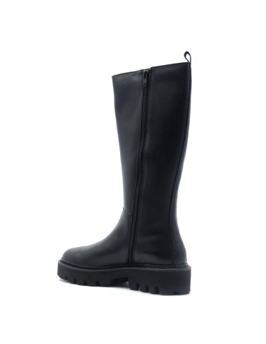Vueva stivale sportivo donna in pelle con elastico laterale