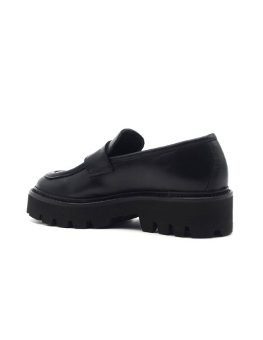 Mocassin femme Vueva en cuir souple avec masque