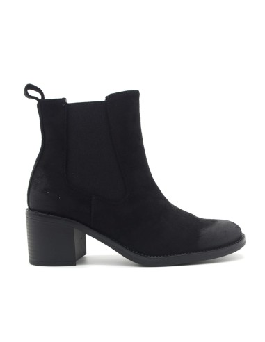 Cinzia Soft Damen-Stiefelette aus Samt mit doppeltem Gummizug