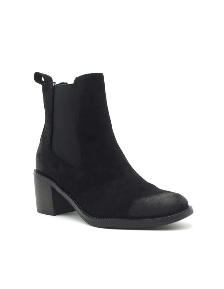 Cinzia Soft Damen-Stiefelette aus Samt mit doppeltem Gummizug
