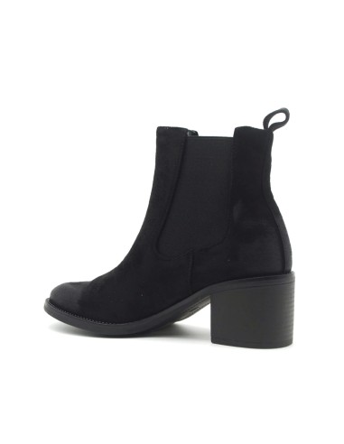 Cinzia Soft women's ankle boot in velvet with double elastic