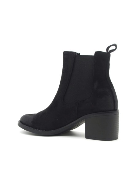 Cinzia Soft women's ankle boot in velvet with double elastic