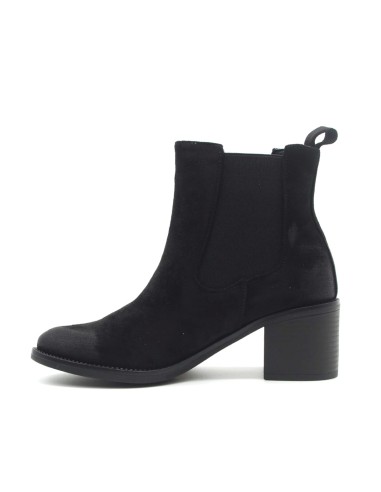 Cinzia Soft Damen-Stiefelette aus Samt mit doppeltem Gummizug