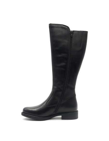 Cinzia Soft women's leather riding boot with elastic