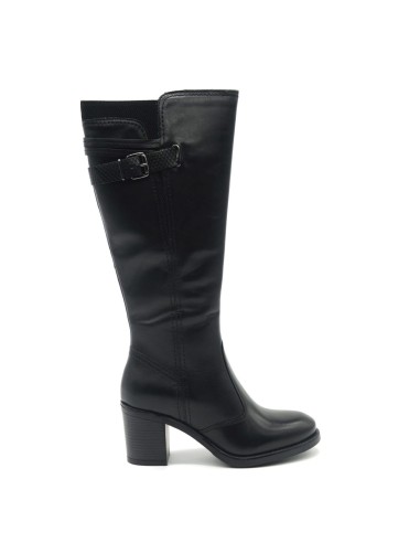 Botte en cuir pour femme Cinzia Soft avec boucle latérale