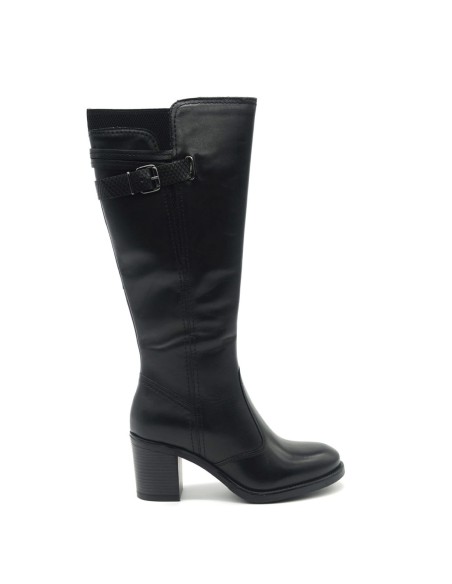 Bota mujer Cinzia Soft de piel con hebilla lateral