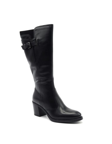 Cinzia Soft stivale donna in pelle con fibbia laterale