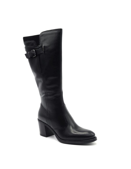 Cinzia Soft stivale donna in pelle con fibbia laterale