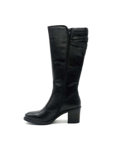 Bota mujer Cinzia Soft de piel con hebilla lateral