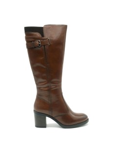 Botte en cuir pour femme Cinzia Soft avec boucle latérale