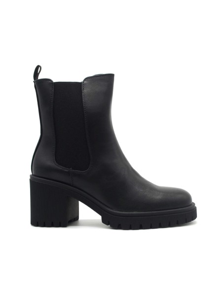 Pregunta Damen-Stiefelette aus Öko-Leder mit seitlichem Gummizug