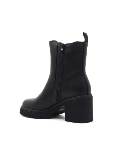 Bottine femme Pregunta en éco-cuir avec élastique latéral