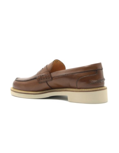 Exton casual moccasin Made in Italy men's leather