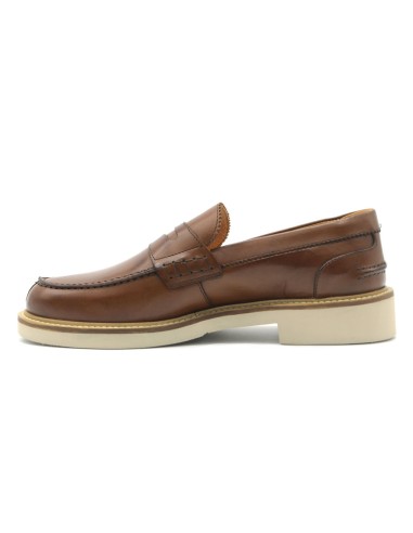 Mocasín casual Exton de piel para hombre fabricado en Italia