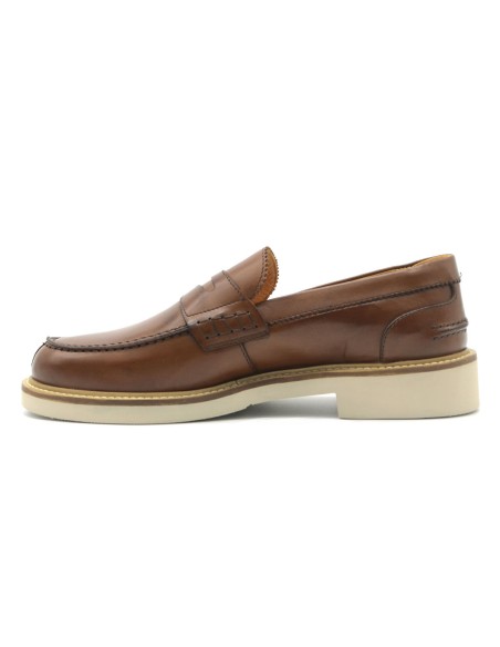 Mocassins décontractés Exton en cuir pour homme fabriqués en Italie