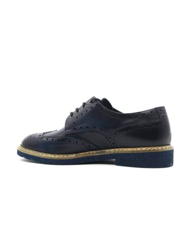 Exton scarpe casual Made in Italy uomo in pelle con dettagli brogue