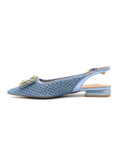 Ferre' model Elvira I elegant slingback women in fabric