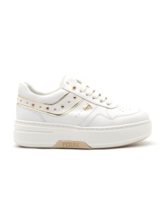 Ferre' Coco A Modell Damen-Schnürsneaker aus Leder