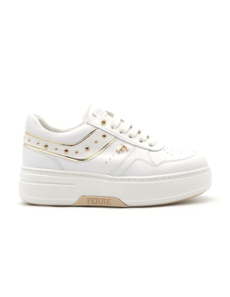 Ferre' Coco A Modell Damen-Schnürsneaker aus Leder