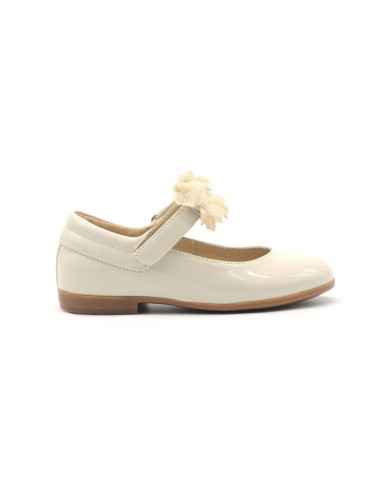 Bailarina ceremonial de charol Nero Giardini Made in Italy
