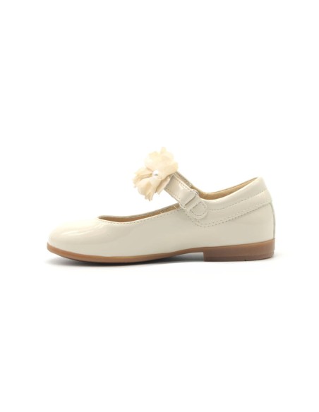 Nero Giardini ballerina da cerimonia Made in Italy in vernice