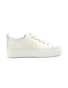 Nero Giardini Schnür-Sneaker Made in Italy Mädchen in Spitze