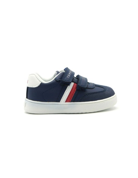Tommy Hilfiger sneaker sostenibile bambino in ecopelle riciclata