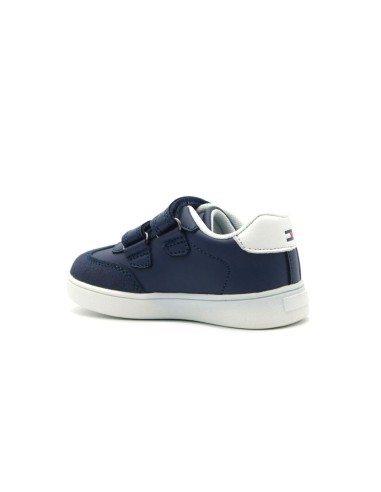 Zapatillas sostenibles Tommy Hilfiger para niños en piel ecológica reciclada