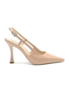 Nero Giardini slingback Made in Italy in patent leather with strap