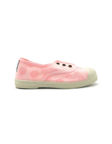 Zapatilla slip niña Natural World modelo Isasa en algodón