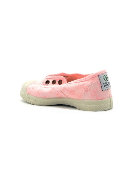 Natural World Modell Isasa Sneaker Slip Mädchen aus Baumwolle