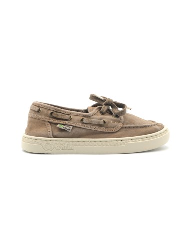 Natural World Old Nela Cotton Lace-Up Moccasin for Kids