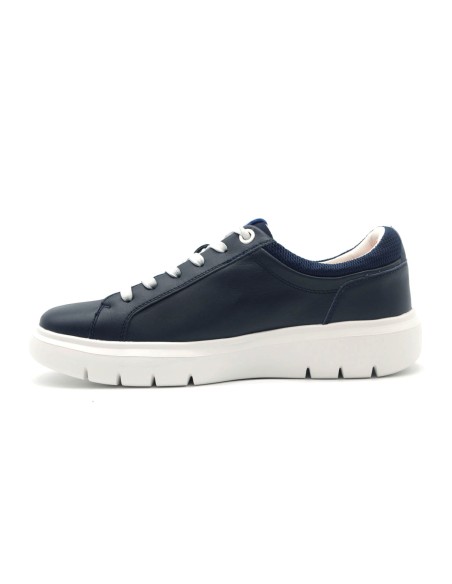 Venier Derby sneaker lace-up men's leather model imprints