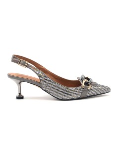 Donna Serena modèle Matilde slingback femme en tissu pailleté