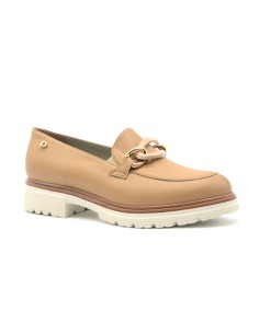 Donna Serena Goldes Modell Mokassin Made in Italy Damen 2