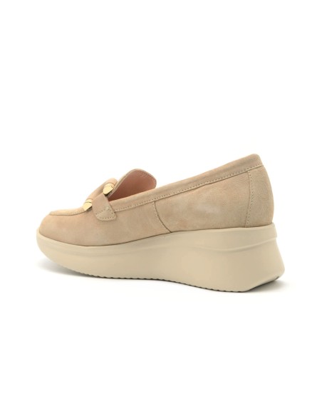 Mocassin en daim pour femme Callaghan modèle Hanna