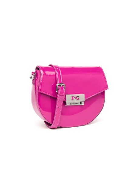 Nero Giardini borsa a tracolla Made in Italy in vernice