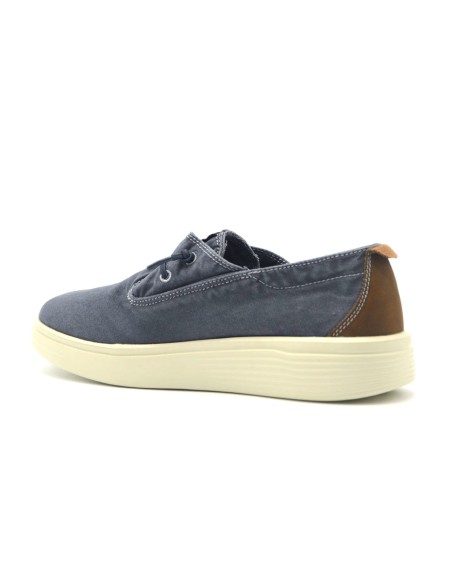 U.S. Golf Club mocassino uomo in tessuto jeans