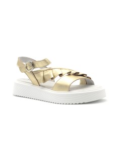 Nero Giardini Ledersandale mit Rüschen 2