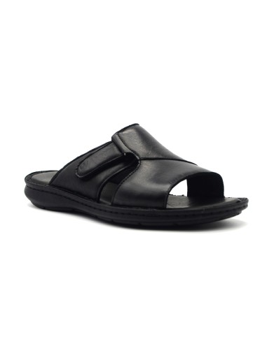 Melluso Walk Herren-Slipper-Sandale aus weichem Leder