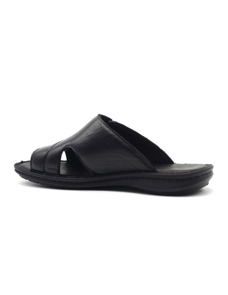 Melluso Walk Herren-Slipper-Sandale aus weichem Leder