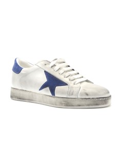 CK-Man Made in Italy men's lace-up sneaker in vintage effect leather 2