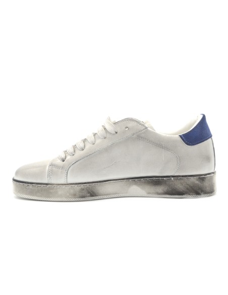 CK-Man sneaker stringata Made in Italy uomo in pelle effetto vintage