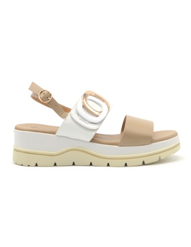 Quuio Made in Italy Damen-Ledersandale