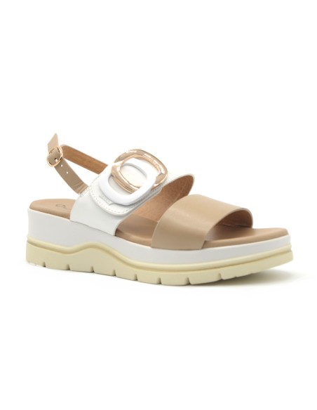 Quuio Made in Italy women's leather sandal