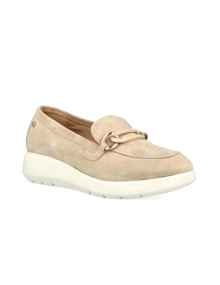 Impronte modello Moka Chain mocassino donna in camoscio