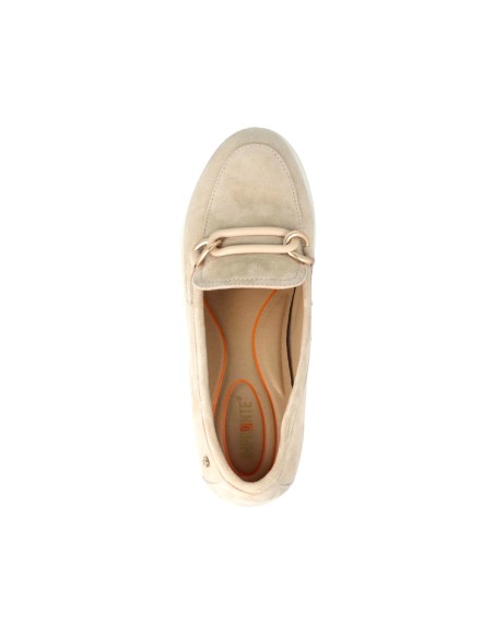 Impronte modello Moka Chain mocassino donna in camoscio