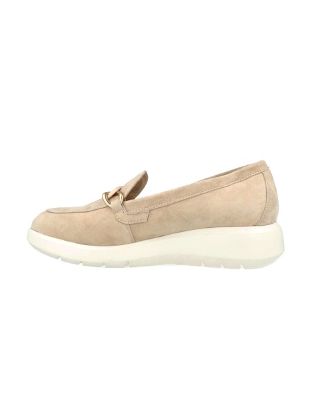 Impronte Mocasín de ante para mujer modelo Moka Chain