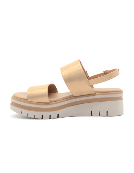 Quuio Made in Italy women's sandal in shiny leather
