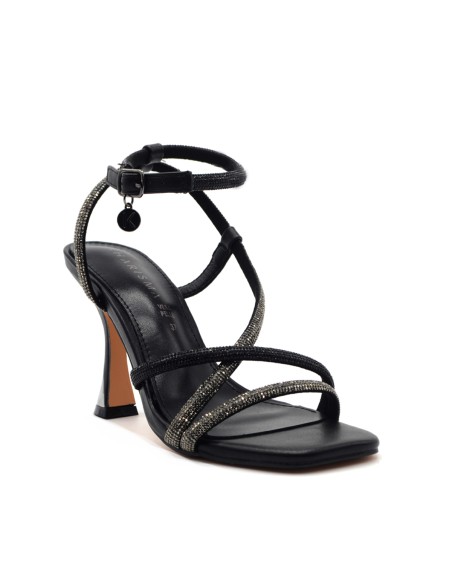 Sandale élégante pour femme Kharisma en éco-cuir avec talon